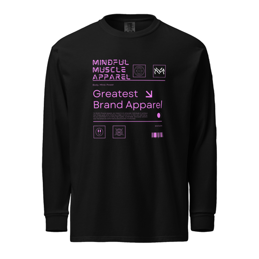 Garment-dyed heavyweight long-sleeve shirt